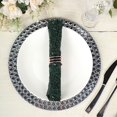 thumbnail image 6 of BalsaCircle 20 Pieces 20" Hunter Green Sequins Napkins Wedding Decorating Tablecloths Holiday Dinner Party Table Decorations, 6 of 7