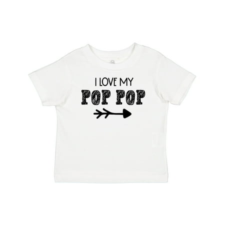 

Inktastic I Love My Pop Pop with Arrow Gift Baby Boy or Baby Girl T-Shirt