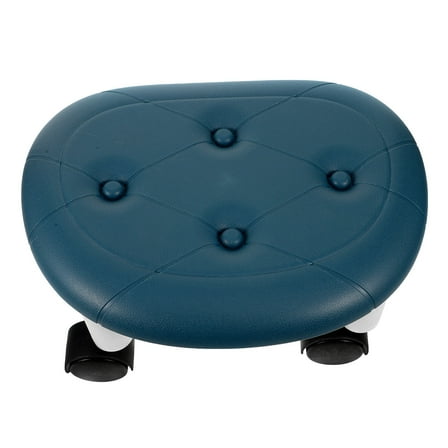 WHAMVOX Swivel Small Stool with Wheels Work Travel 35.50X26.00X15.00CM