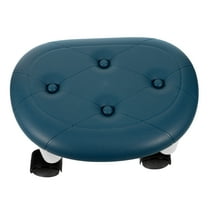 WHAMVOX Swivel Small Stool with Wheels Work Travel 35.50X26.00X15.00CM