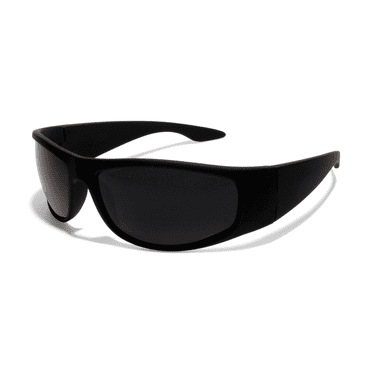 ORION Wrap Around UV400 Slim Super Dark Sunglasses