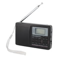 thumbnail image 1 of Radio Portátil AM FM SW ANGGREK Radio Portátil de Banda Completa con Luz de Fondo y Reloj Despertador, 1 of 9