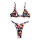 thumbnail image 1 of Bikini sexy de dos piezas con estampado para mujer, traje de baño con almohadilla push-up, conjunto de ropa de playa Fridja  nalpqowj54624, 1 of 5