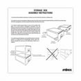thumbnail image 5 of Archive Storage Drawers With Key Lock, Legal Files, 18.25" X 24" X 11.5", Black/gray | Bundle of 2, 5 of 10
