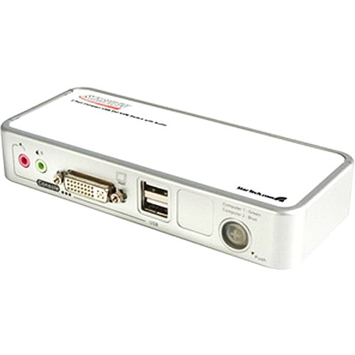 StarTech.com SV211KDVI 2 Port USB DVI KVM Switch Kit w Cables by StarTech