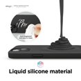 thumbnail image 3 of Funda Elago Liquid Silicone compatible con iPhone 13 de 6.1 pulgadas, color negro, 3 of 9