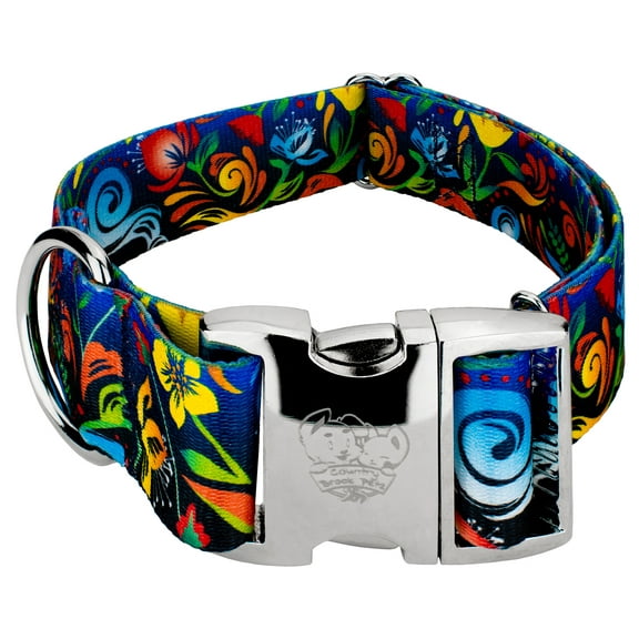 Country Brook Petz® 1 1/2 inch Premium Potpourri Dog Collar, Medium