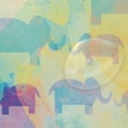 thumbnail image 4 of FREEAMG Shower Curtains Rainbow Gradient Elephant Curtain，Waterproof Fabric Decor Shower Curtains for Bathroom Set with 12 Hooks, 66"x 72", 4 of 6