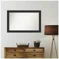 thumbnail image 7 of Amanti Art Custom Wall and Bathroom Mirror (28 x 43 in.), Corvino Black Frame, 7 of 7