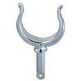 thumbnail image 3 of Perko 1262DP0CHR Chrome-Plated Ribbed Type Rowlock Horn - 1/2" OD Shank x 1-3/4" Shank Length x 1-3/4" Between Horns, 3 of 3