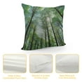 thumbnail image 4 of Creowell  Landscapes Green Trees Decorative Throw Waist Pillow Case Cushion Cover Pillowcase, 4 of 5