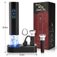 thumbnail image 3 of Otuseta Electric Wine Opener, Rechargeable Cordless Wine Accessories, Stainless Steel Cordless Automatic Wine Bottle Corkscrew with Vacuum Stoppers,, 3 of 7
