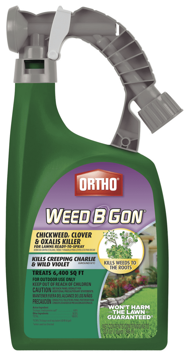 Ortho Weed B Gon Chickweed, Clover & Oxalis Killer for Lawns ReadyToSpray 32 oz.