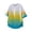 Yellow, variant on T-Shirts for Men Loose Fashion Crewneck Short Sleeve Shirts Gradient Printed Summer Lightweight Casual Pullover Tee Tops Yellow L