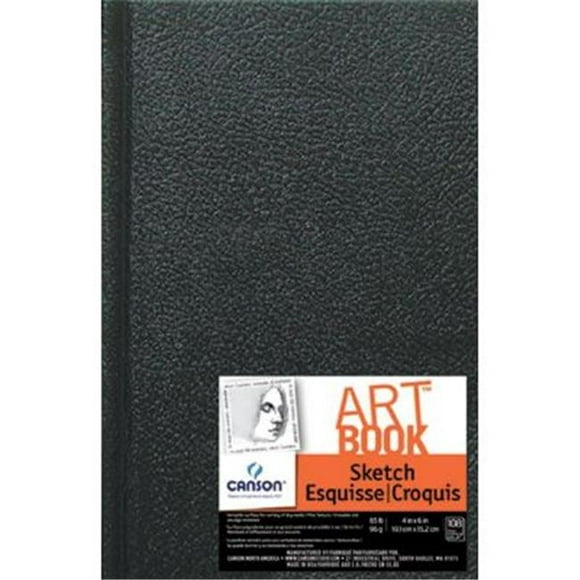 Canson C100510343 ArtBook 4&apos;&apos; x 6&apos;&apos; Carnet de Croquis Relié