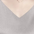 thumbnail image 4 of Turilly Womens Sleeveless Satin V-Neck Tanks Fashion Ladies Casual Solid Color Camisole Summer Tops, 4 of 6