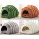 thumbnail image 5 of Cama para gatos de otoño e invierno para perrera, perrera para gatos cálida, perrera para mascotas semicerrada (marrón) JAMW Sencillez, 5 of 5