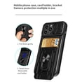 thumbnail image 4 of Magnetic Phone case compatible iPhone 12 Pro Slide Camera Lens Protection and Built in 360 Rotatable Ring Holder Cheap and fine, 4 of 5