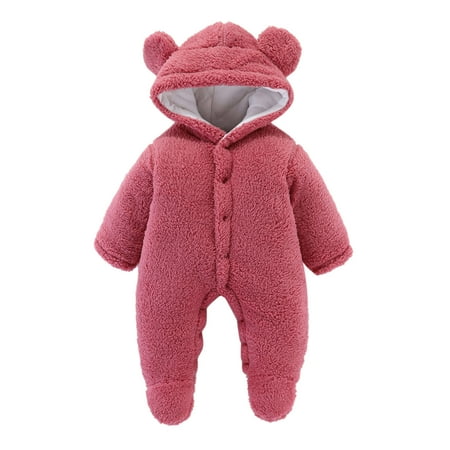 

Baby Gender Neutral Going Home Outfit Baby Boy Baby Boys Girls Long Sleeve Patchwork Cute Bear Ears Hooded Romper Jumpsuit Outfit Clothes Coat Boy Short Jumpsuit