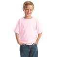 thumbnail image 1 of Gildan Boy's 100 Percent Cotton Short Sleeve Taped Neck T-Shirt - 5000B, 1 of 1