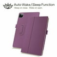 thumbnail image 2 of iPad Pro 11 Case, EpicGadget Lightweight Folding Folio PU Leather Stand Auto Wake/Sleep Cover for Apple iPad Pro 11 Inch 3rd Generation 2021 / 2nd Gen 2020 / 1st Gen 2018 (Purple), 2 of 5