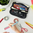 thumbnail image 7 of MUOOUM Pencil Case, Cute Dinosaur Silhouettes Pattern Large Capacity Pencil Pouch Stationery Pen Bag, 7 of 7