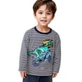 thumbnail image 4 of Ludearly Boys Sweatshirts Cotton Long Sleeve Crewneck Pullover Toddler Kids Winter Warm Shirt Sweater Tops 2-8Y, 4 of 9
