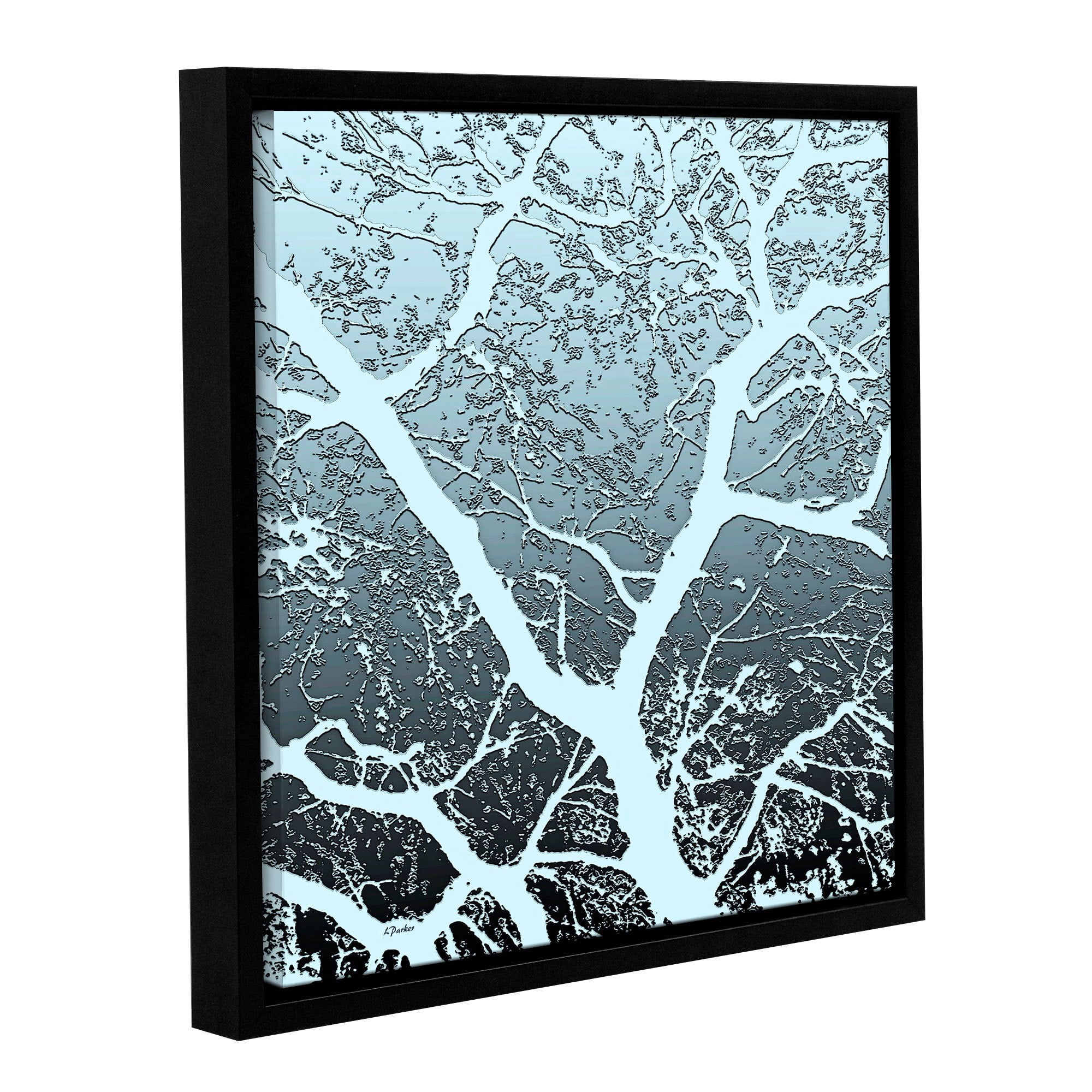 ArtWall Linda Parker "Evening Light On Tree" Gallery-wrapped Floater-framed Canvas