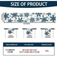 thumbnail image 4 of Christmas Winter Table Runner, Blue Sliver Snowflakes Tabletop Runners Xmas Seasonal Holiday Table Decorations for Farmhouse Kitchen Dinning Home Indoor Party Decor 13x72in, 4 of 7