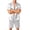 1063#White, variant on Premium Soft Satin Silk Set For Men Short Sleeve Button Front Top Loose Shorts Two Piece Loungewear With Pockets Beige XL