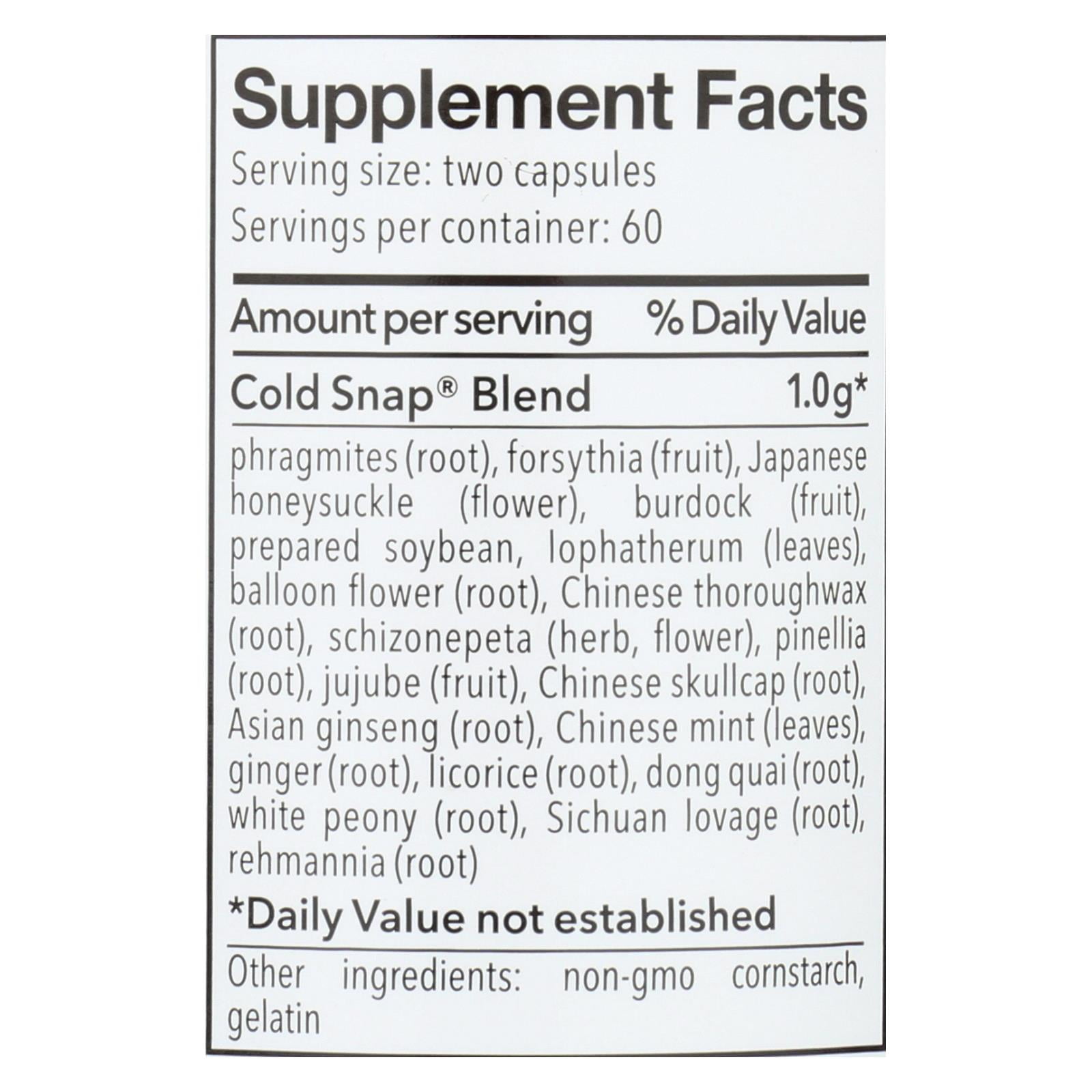 OHCO - Cold Snap Caps - 120 Capsules