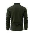 thumbnail image 3 of MELDVDIB Men Half Zip Up Sweatshirts Stand Collar Long Sleeve Work Business Shirts Athletic Workout Running Pullover Tops, 3 of 8