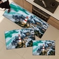 thumbnail image 5 of YIMEIS Lighthouse Festival Beach Kitchen Mat Rug Set - 2 Pcs Perfect for Kitchen Counter, 16''*24''/47''*18'', Functional for Decoration, 5 of 10