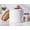 White, variant on Contenpo Garlic Keeper for Counter - Garlic Holder with Bamboo Lid, Garlic Container, Large Ceramic Garlic Storage for Kitchen