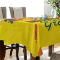 thumbnail image 3 of Coolnut Mardi Gras Tablecloth, Waterproof Washable Polyester Square Table Cover, Durable Tablecloth for Kitchen Dining Table Party Decor, 60"X 60", 3 of 7