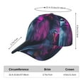 thumbnail image 5 of Kdxio Unisex Hip-Hop Glasses Gorilla Pattern Baseball Cap Unisex Washed Classic Adjustable Hat, 5 of 5