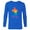 Navy, variant on Mickey Mouse Pride Classic Pose Rainbow Icon Fill - Long Sleeve T-Shirt for Men - Customized-White