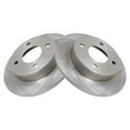 thumbnail image 3 of TRQ Rear Brake Rotors Set Solid Fits Select 1991-2002 INFINITI G20 1993-2001 Nissan Altima 2000-2006 Sentra, 3 of 5