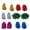 As Shown, variant on HERFIER 12pcs Straight Handle Cheering Poms Spirited Fun Cheerleading Kit Cheer Props for Performance Competition Cheering Sports Events 11.79x0.2x0.01in