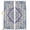Lake Blue, variant on Green Purple Boho Blackout Curtains for Bedroom/Living Room, Pinch Pleated Black Out Curtains, Vintage Abstract Art Floral Ethnic Tribe Room Darkening Window Drapes with Hooks 2 Panels, 39"x70"