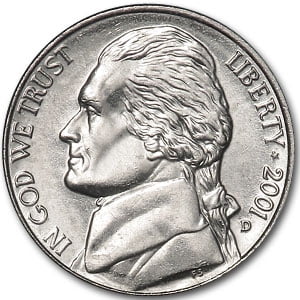2001-D Jefferson Nickel BU