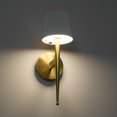 thumbnail image 4 of Tomshine Modern Minimalist Solar-Powered LED Wall Sconce With Dual Charging, 4 of 6