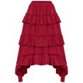thumbnail image 2 of WFJCJPAF 2024 New Halloween Clearance! Halloween Skirts for Women,Women's Summer Solid Color Hallowmas Fashion Skirt - Red L, 2 of 5