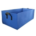 thumbnail image 1 of Nvzi Bolsas de cultivo rectangulares con asas para verduras, macetero de tela (19,7 x 11,8 x 7,9 pulgadas, paquete de 3, azul), 1 of 5