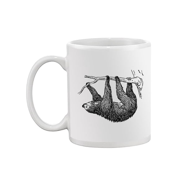 Upside Down Sloth Mug - SPIdeals Designs,