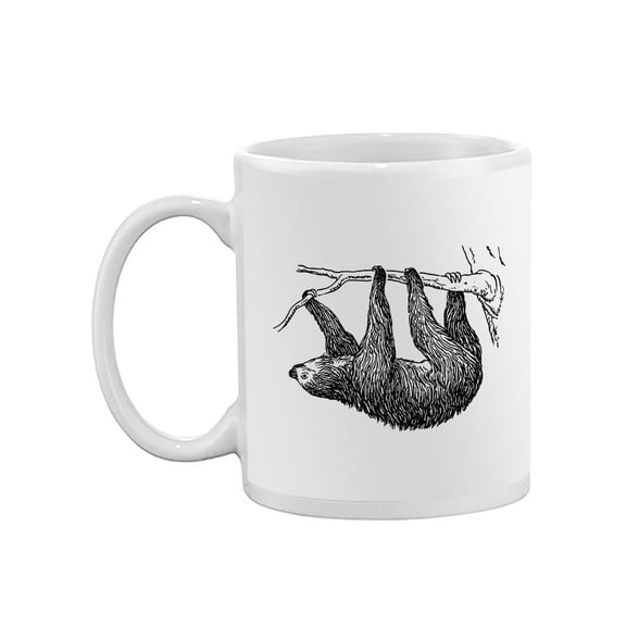 Upside Down Sloth Mug - SPIdeals Designs,