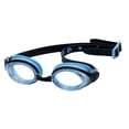 thumbnail image 3 of Gafas de natación para niños dibujos animados ajustables para niños Gafas de natación livianos Negro azul, 3 of 8
