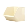 thumbnail image 4 of Caja Organizadora Montada En La Pared, Estante De Almacenamiento Para Lavandería, Botella De Condimento, Color Blanco Leche leche blanca Macarena Estante de cocina, 4 of 8