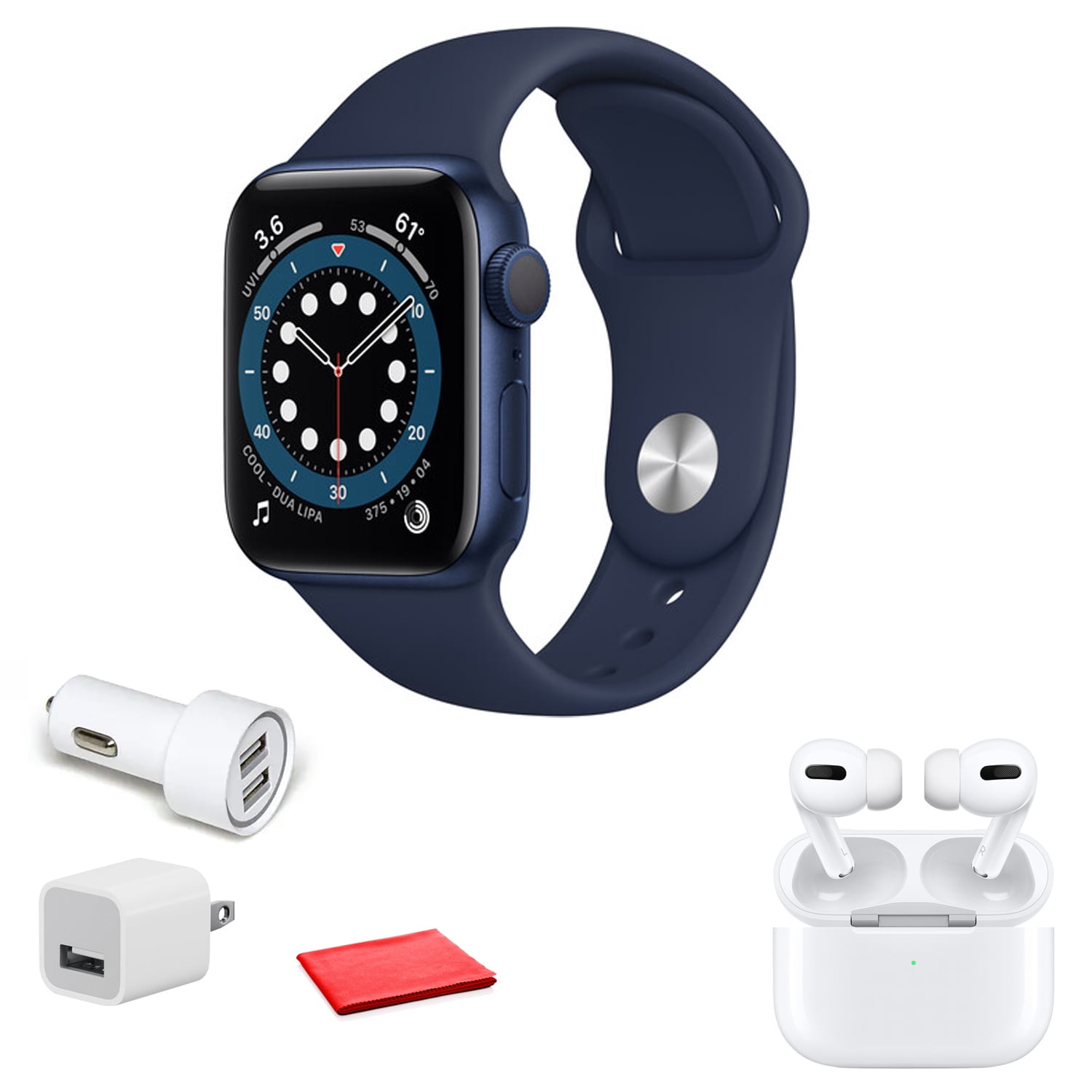 Apple I Watch Series 6 Nike Edition \u0026 Airpods Pro Matte Black Combo » Buy  online from ShopnSafe