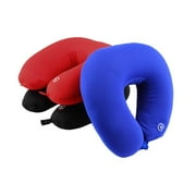 U Shape Travel Pillow Neck Massage Microbead Battery Operated Vibrating